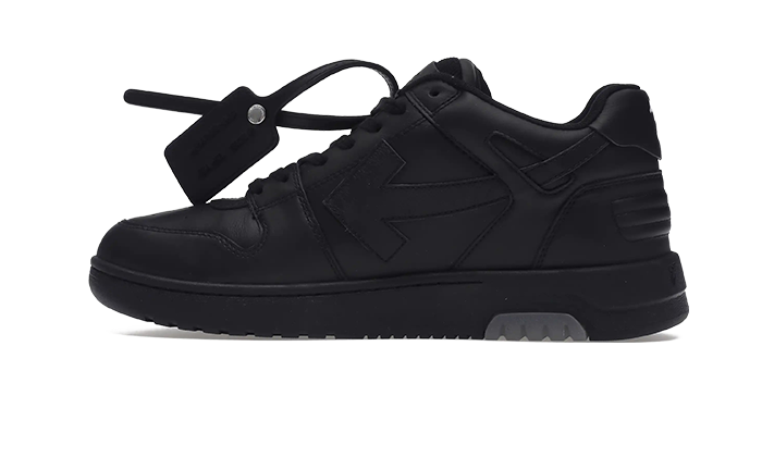 OFF-WHITE OUT OF OFFICE “OOO” CALF LEATHER BLACK “FOR WALKING”