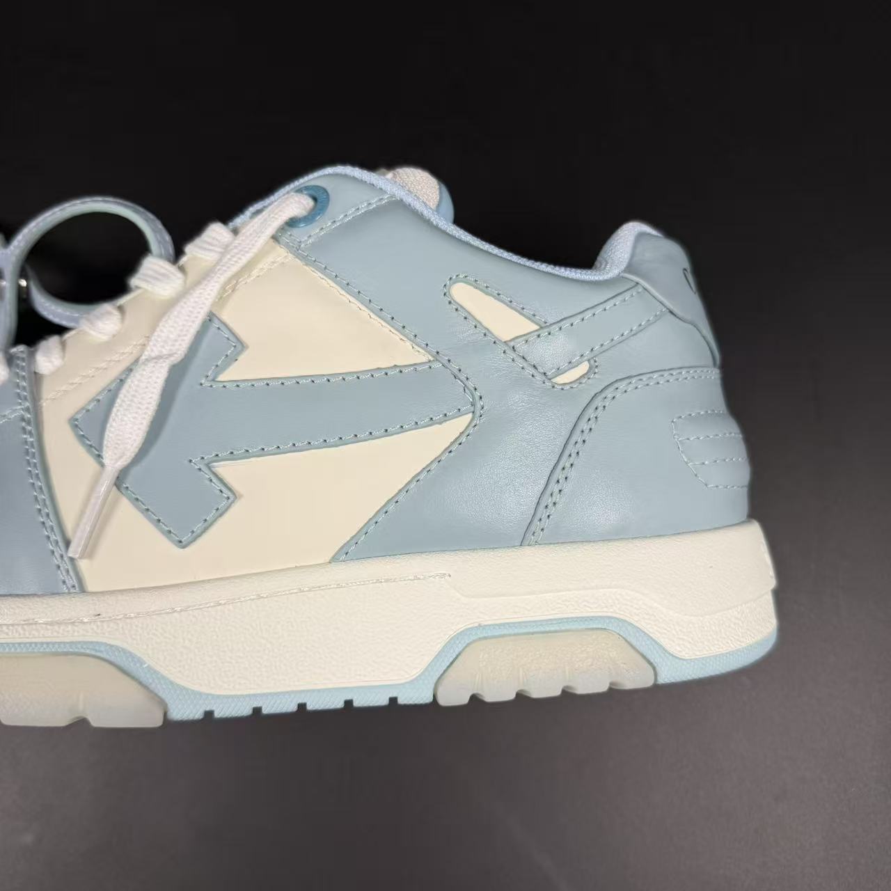 OFF-WHITE OUT OF OFFICE “OOO” CALF LEATHER LIGHT BLUE - Image 6