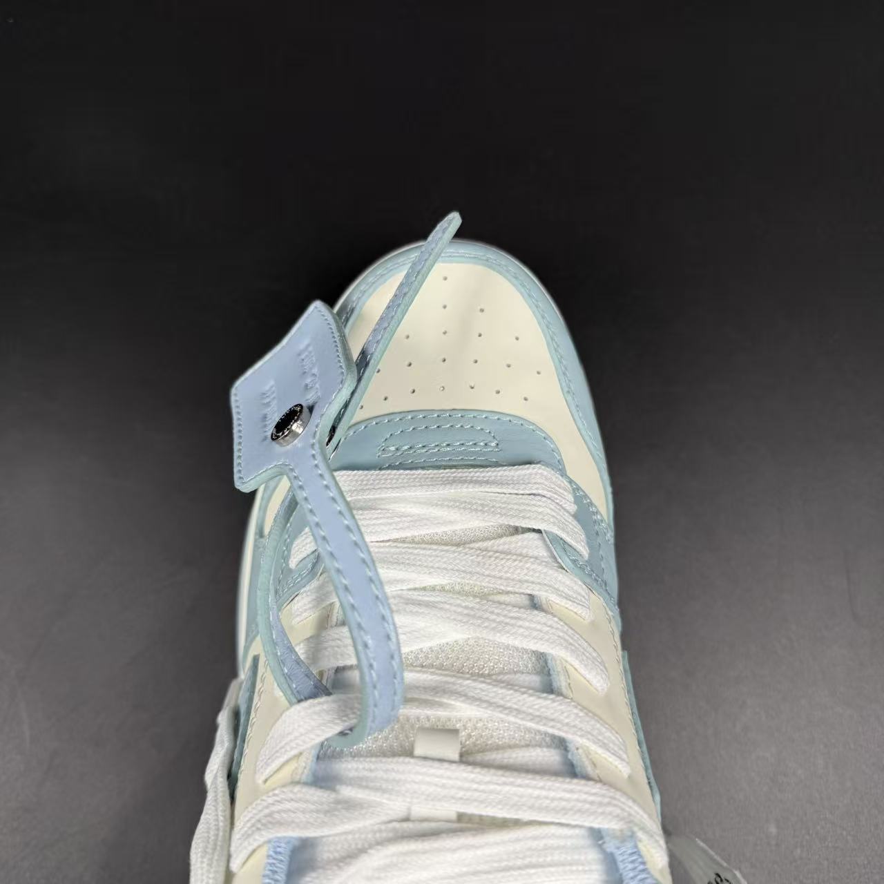 OFF-WHITE OUT OF OFFICE “OOO” CALF LEATHER LIGHT BLUE - Image 7