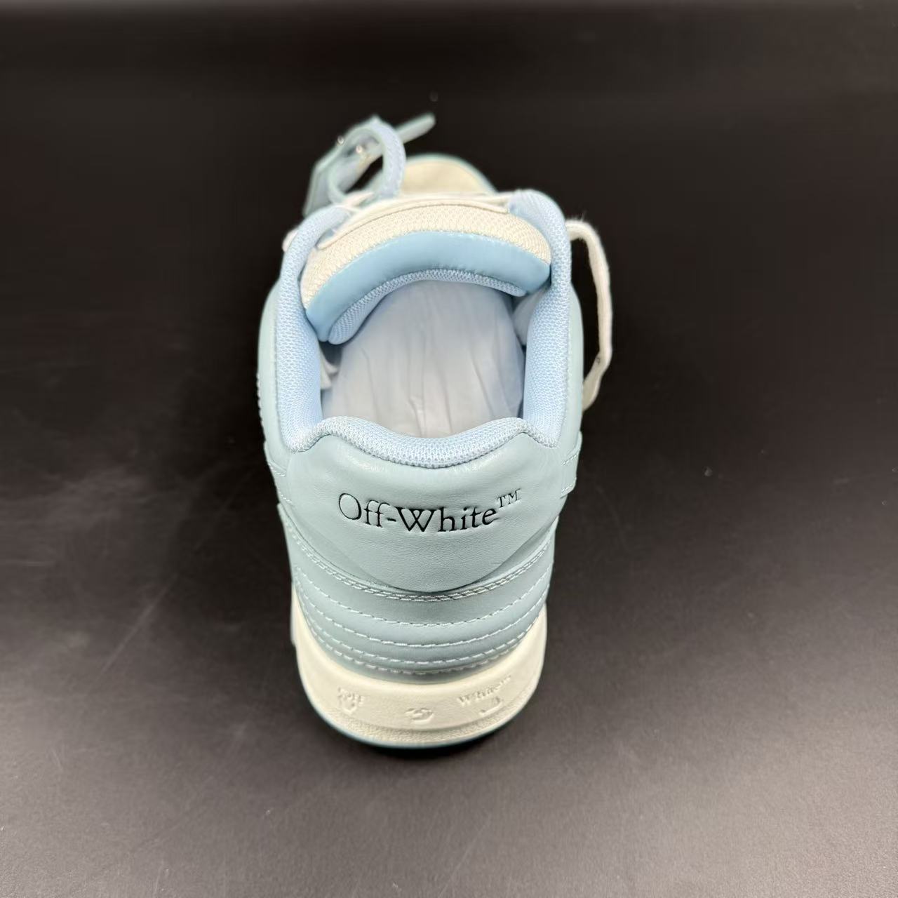 OFF-WHITE OUT OF OFFICE “OOO” CALF LEATHER LIGHT BLUE - Image 8