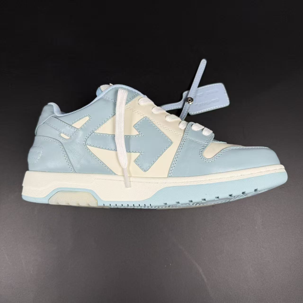 OFF-WHITE OUT OF OFFICE “OOO” CALF LEATHER LIGHT BLUE - Image 10