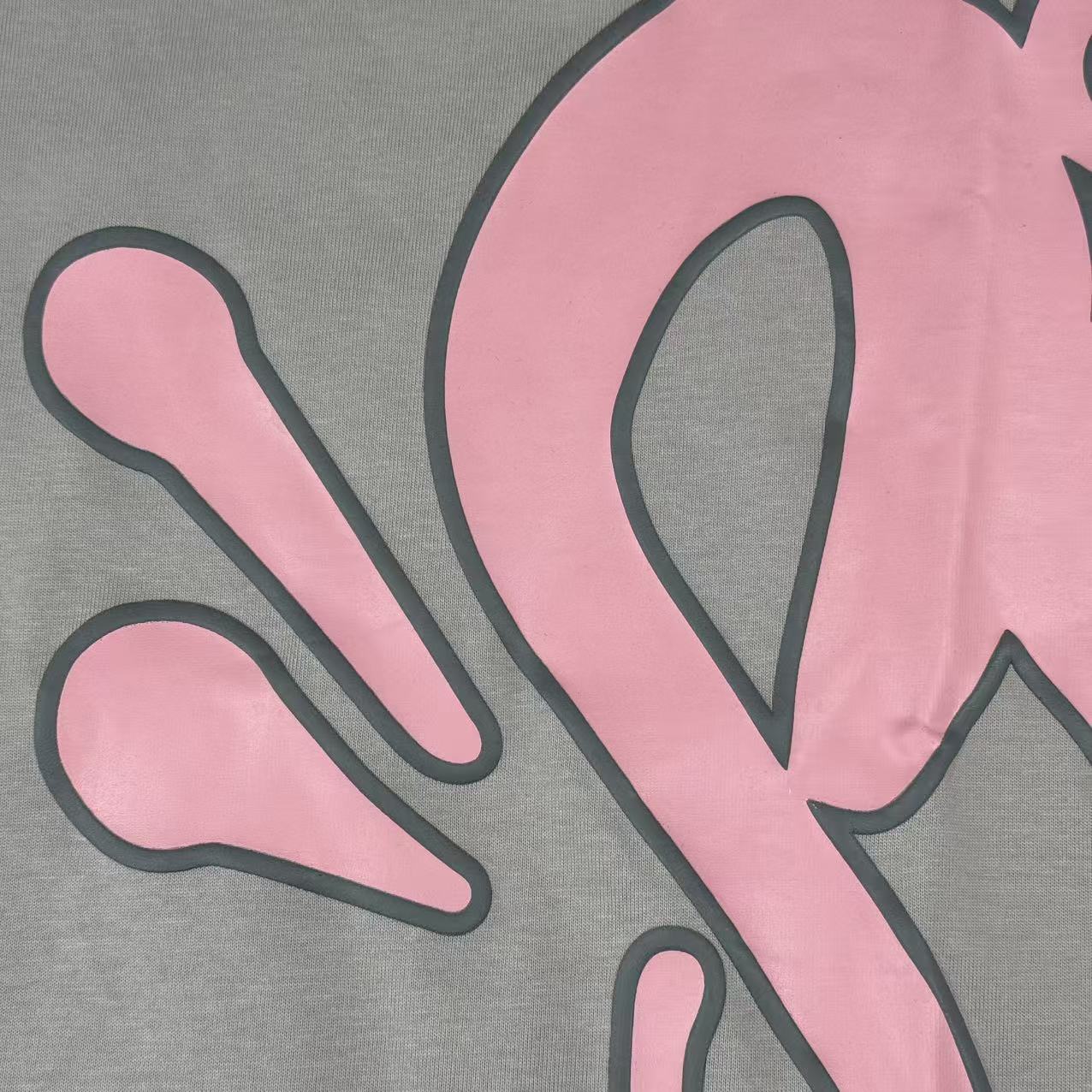 SYNA WORLD LOGO T-SHIRT - SHORT SET - GREY/PINK - Image 7