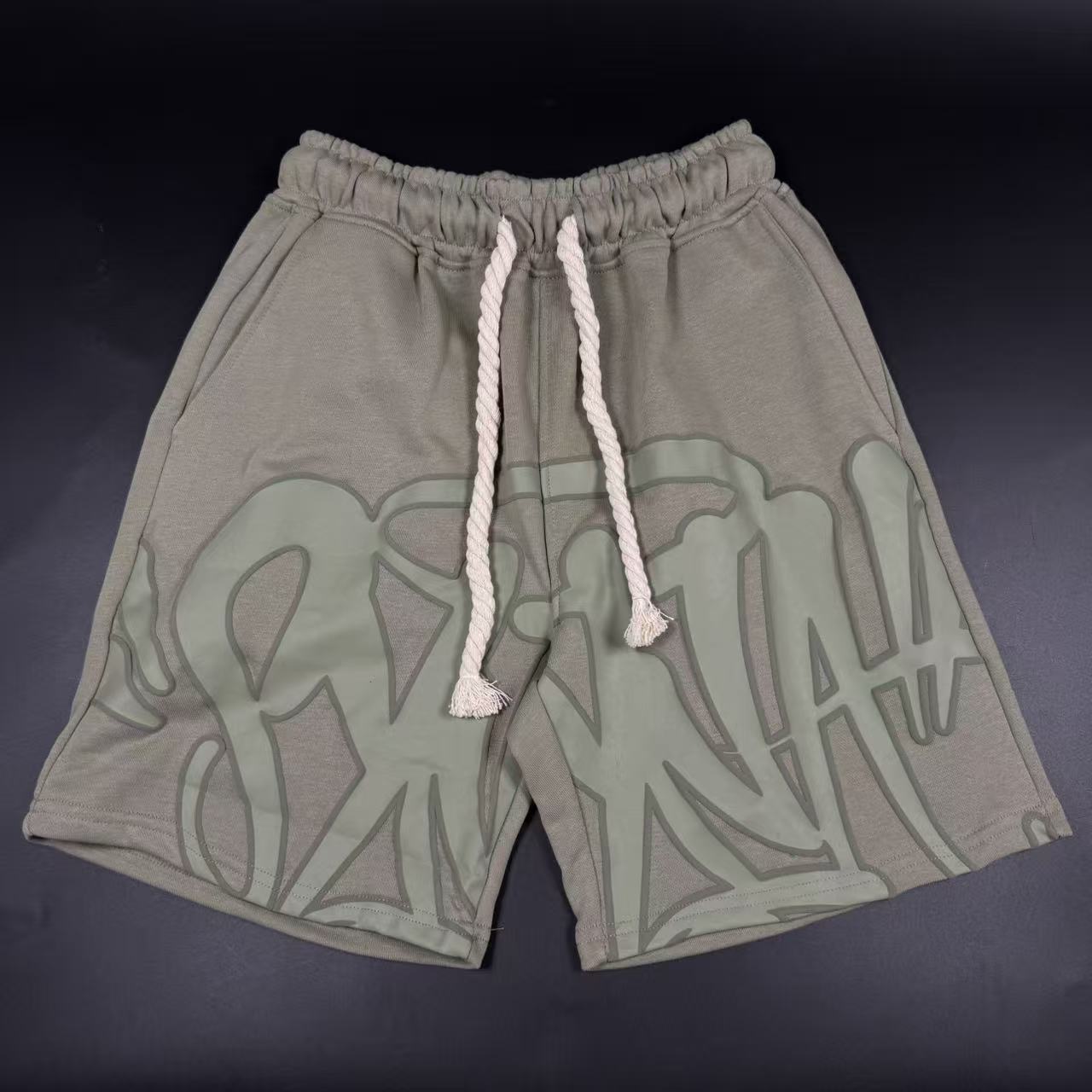 SYNA WORLD LOGO T-SHIRT - SHORT SET - SAGE/KHAKI - Image 9