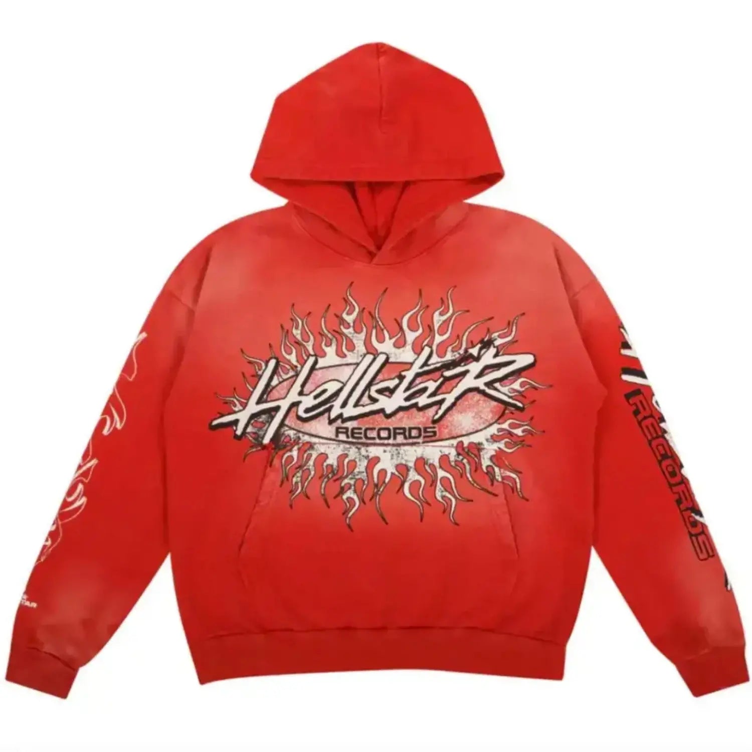 Hellstar-Records-Hoodie-Red