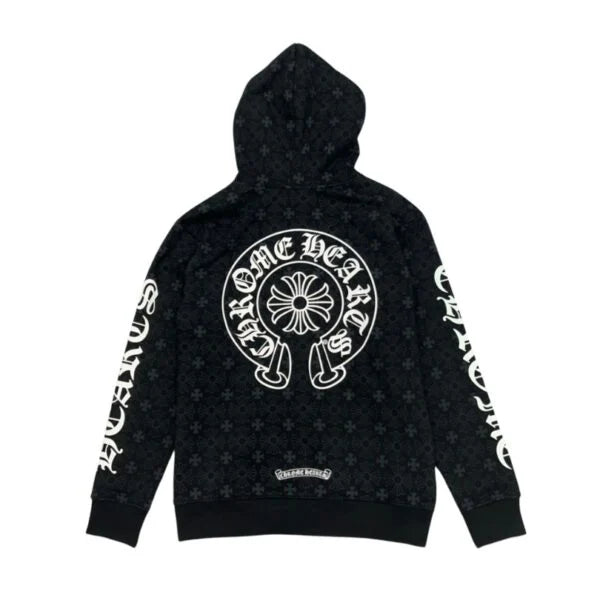 HOODIE ZIP BLACK CH063 - Image 2